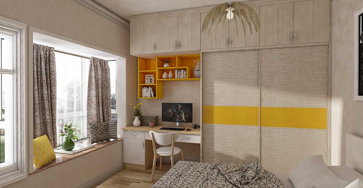 書香桐+星韻黃臥室 書香桐+星韻黃臥室